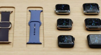 Apple Watch 5 mit verschiedenen Armbändern zum Wechseln
