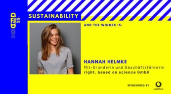 Digital Female Leader Award Sustainability Hannah Helmke