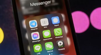 App-Icons von WhatsApp und Alternativen auf iPhone 12 Pro