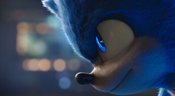 Der Igel Sonic im Profil im Film "Sonic The Hedgehog".