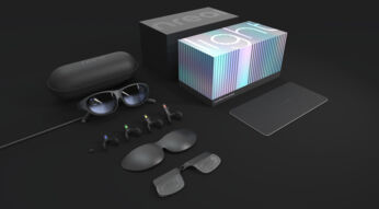 Die Augmented-Reality-Brille Nreal Light.