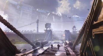 Eine Brücke auf dem Planeten Enoch in Outriders