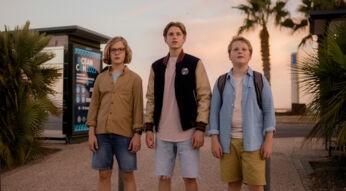 Bob Andrews (LEVI BRANDL), Peter Shaw (NEVIO WENDT) und Justus Jonas (JULIUS WECKAUF)