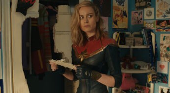 Brie Larson als Captain Marvel in The Marvels