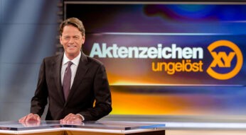 Moderator Rudi Cerne beim ZDF-Format "Aktenzeichen XY...ungelöst".
