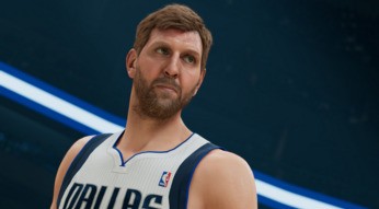 Dirk Nowitzki im Spiel NBA 2K22