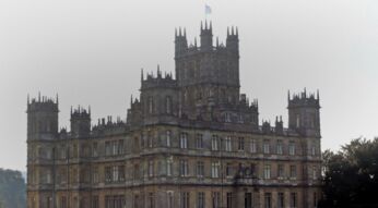 Das Anwesen Downton Abbey.