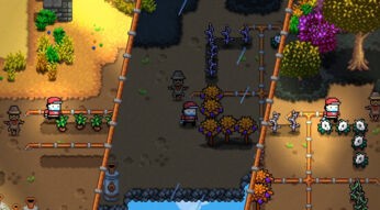 In Monster Harvest gibt es verschiedene Jahreszeiten und einen Tag-Nacht-Zyklus.