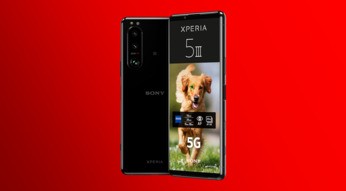 Das neue Sony Xperia 5 III 5G in Schwarz.