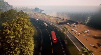 Busse auf einer Fernstraße in Bus Simulator 21