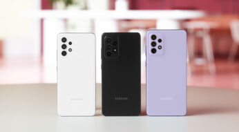 Drei verschiedene Modelle des Samsung Galaxy A32