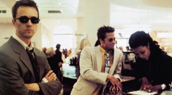 Edward Norton und Brad Pitt in Fight Club