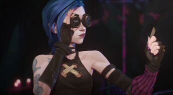 Jinx in Staffel 1 der Animeserie Arcane.