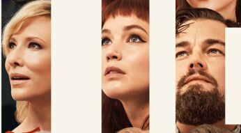 Cate Blanchett, Leonardo DiCaprio und Jennifer Lawrence in Don't Look Up