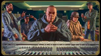 Dr. Dre am Mischpult in GTA Online.