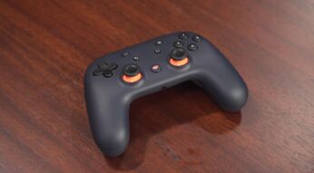 Der schwarze Stadia-Controller von Google