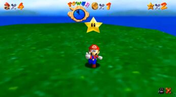 Mario in Super Mario 64