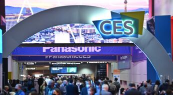 Der Eingang der CES 2022