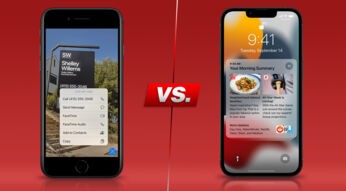 Das iPhone SE 2022 und das iPhone 13 mini.
