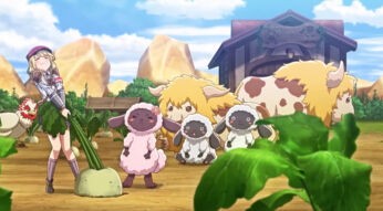 Die Protagonistin in Rune Factory 5 zieht eine Sternfall-Rübe aus der Erde.