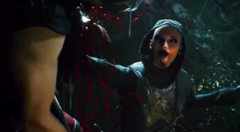 Eine Vampirin besiegt einen Vampir in Vampire: The Masquerade – Bloodhunt