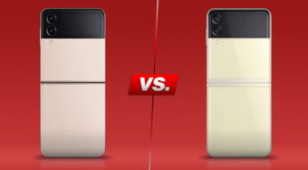 Galaxy Flip4 und Galaxy Flip3 gegenübergestellt