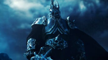 Der Lich King Arthas aus dem World-of-Warcraft-Addon Wrath ot the Lich King