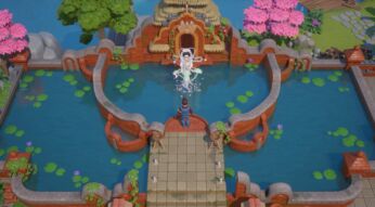 Die Blumengöttin und der Protagonist in Coral Island