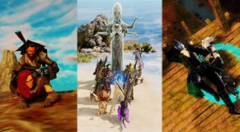 Screenshot aus den Spielen Lost Ark, New World und Guild Wars 2