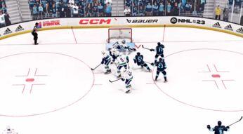 Vancouver Canucks vs. Seattle KrakenEine Eishockey-Partie in NHL 23