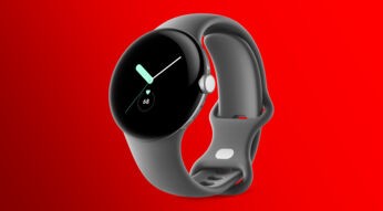 Die neue Google Pixel Watch von vorne.