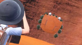 Das Herrscher-Pokémon Klibbe in Pokémon Karmesin und Purpur