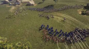 Eine Schlacht in Knights of Honor 2: Sovereign