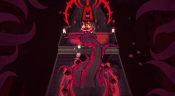 Ein Schaf wird von einem Tentakel gegriffen