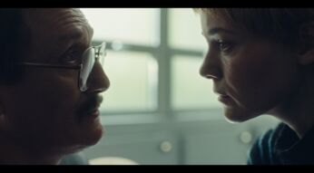 Ein Mann und eine Frau im Profil