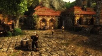 Ein Dorfplatz in Risen