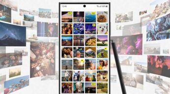 Das Samsung Galaxy S23 mit geöffneter Galerie-App