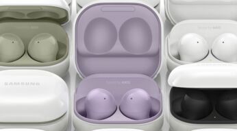 Die Galaxy Buds2 ausgestellt