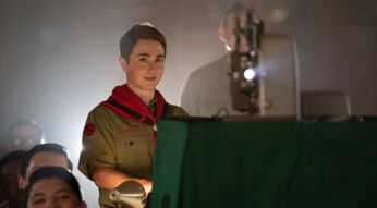 sammy zeigt seinen film