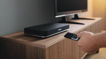 TV Receiver wird eingeschaltet