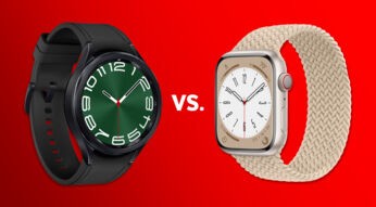 Galaxy Watch6 und Apple Watch 8 gegenübergestellt