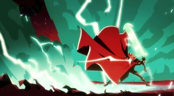 Einer der Charaktere aus Risk of Rain Returns