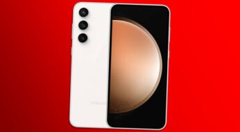 Das Galaxy S23 FE in der Farbe Cream