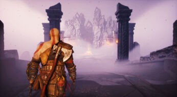 Der Protagonist Kratos aus dem God-of-War-Ragnarök-DLC Valhalla