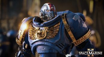 Titus als Space Marine in Warhammer 40k Space Marine 2