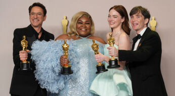 Robert Downey Jr., Da’Vine Joy Randolph, Emma Stone und Cillian Murphy (v.l.n.r.)