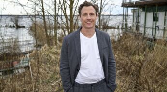 "Dr. Nice"-Hauptdarsteller Patrick Kalupa bei einem Fototermin