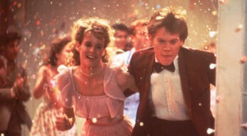 Lori Singer und Kevin Bacon beim Tanzen