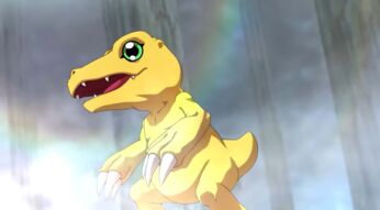 Agumon aus dem Spiel Digimon Survive
