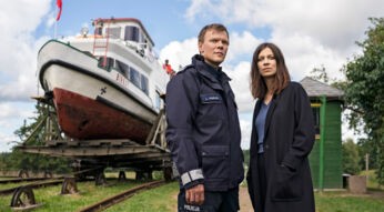 Leon Pawlak (links) und Dr. Viktoria Wex in "Der Masuren-Krimi"